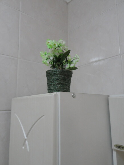 Arranjo Floral em Vaso de Sisal