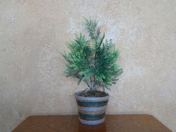 Arranjo Floral em Vaso de Sisal