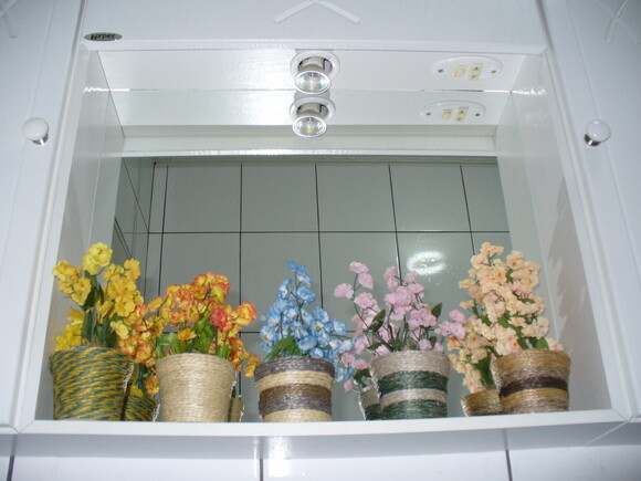 Arranjo Floral em Vaso de Sisal