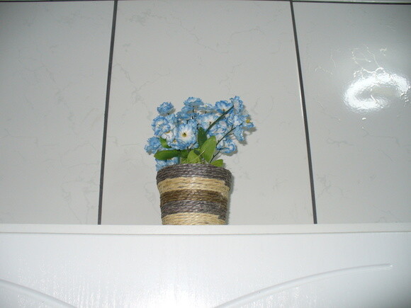 Arranjo Floral em Vaso de Sisal