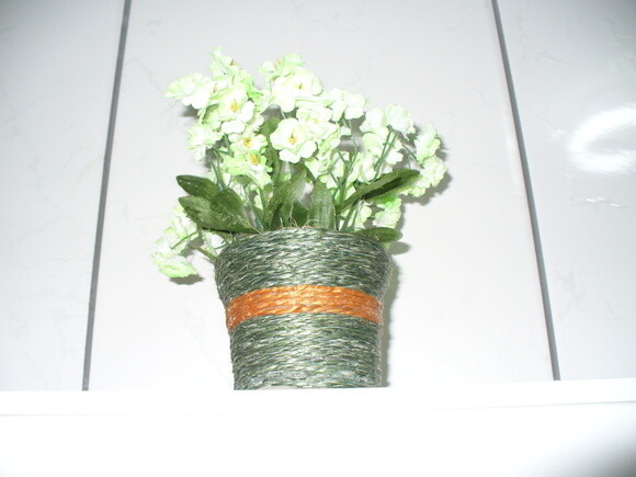 Arranjo Floral em Vaso de Sisal
