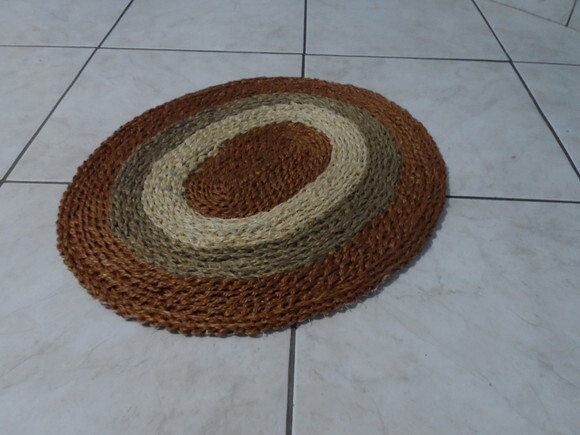 Capacho de Sisal com Antiderrapante