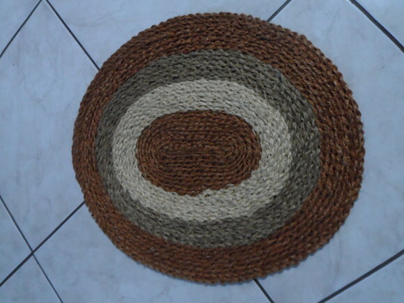 Capacho de Sisal com Antiderrapante