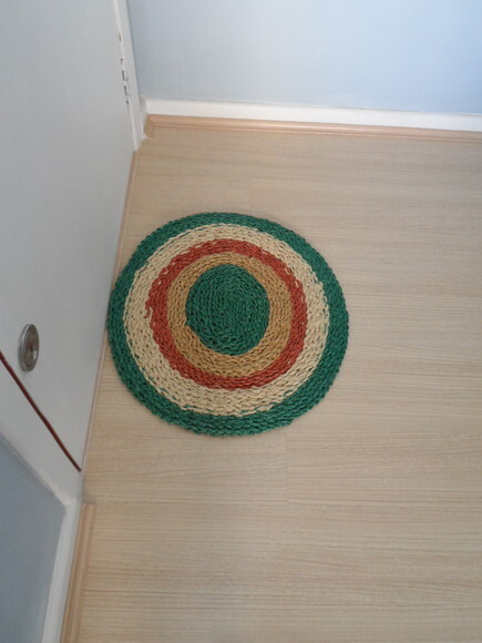 Capacho de Sisal com Antiderrapante
