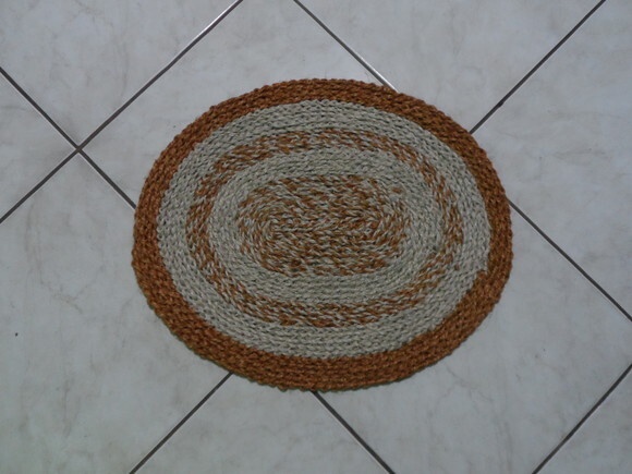 Capacho de Sisal com Antiderrapante
