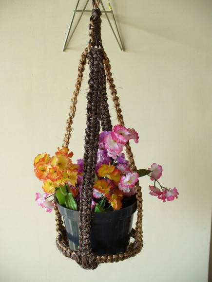 Suporte de Sisal para Vaso