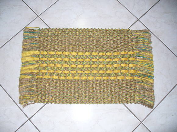 Tapete de Sisal com Antiderrapante