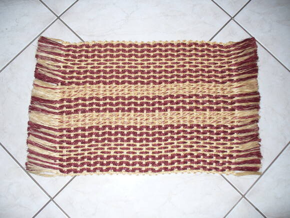 Tapete de Sisal com Antiderrapante