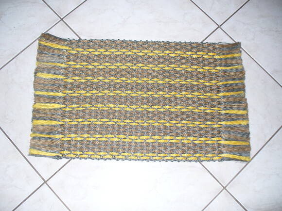 Tapete de Sisal com Antiderrapante