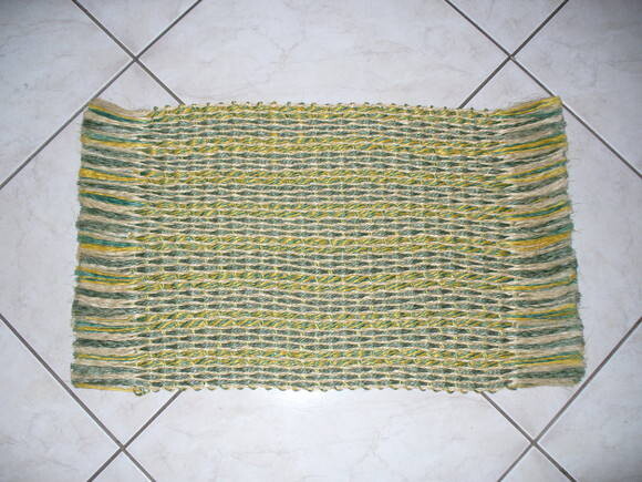 Tapete de Sisal com Antiderrapante