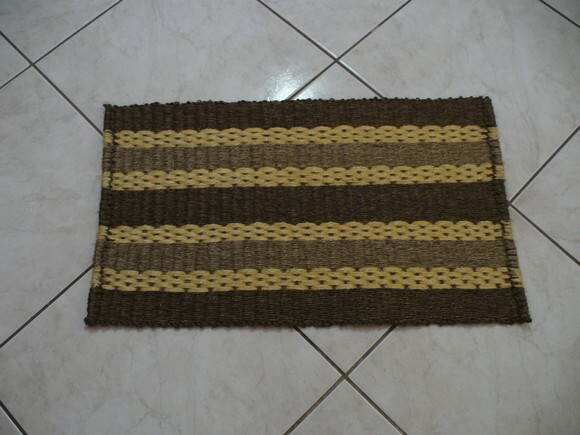 Tapete de Sisal com Antiderrapante