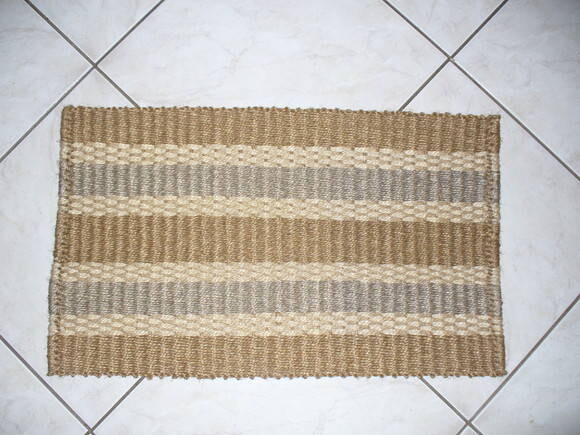 Tapete de Sisal com Antiderrapante