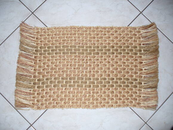 Tapete de Sisal com Antiderrapante