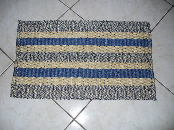 Tapete de Sisal com Antiderrapante