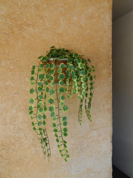 Vaso Parede Decorado com Sisal