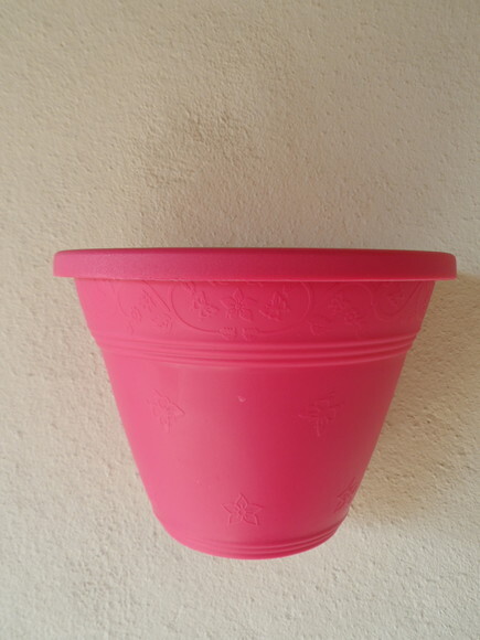 Vaso Parede Decorado com Sisal