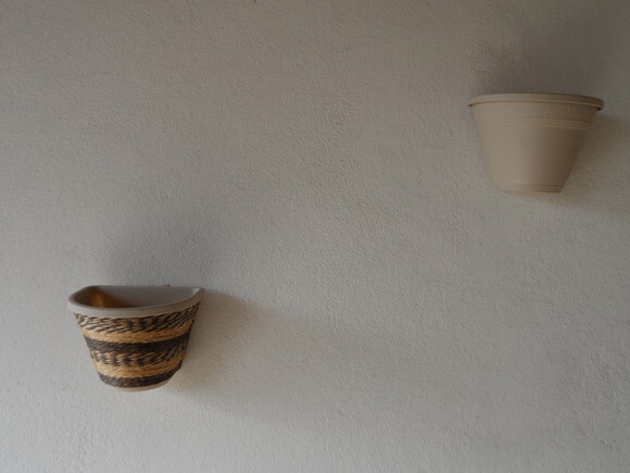 Vaso Parede Decorado com Sisal