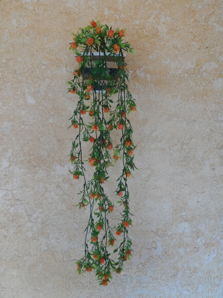 Vaso Parede Decorado com Sisal