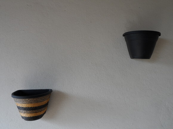 Vaso Parede Decorado com Sisal