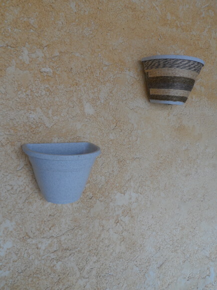 Vaso Parede Decorado com Sisal