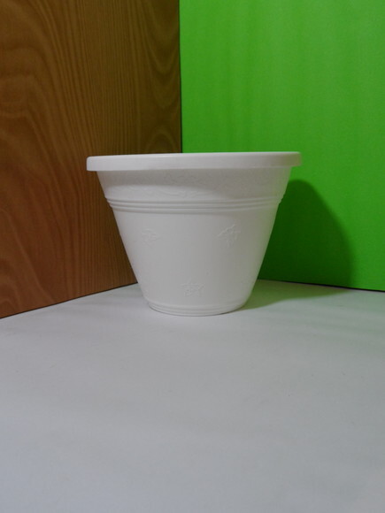 Vaso Parede Decorado com Sisal