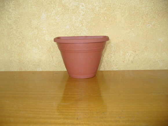 Vaso Parede Decorado com Sisal