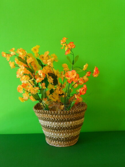 Arranjo Floral em Vaso de Parede