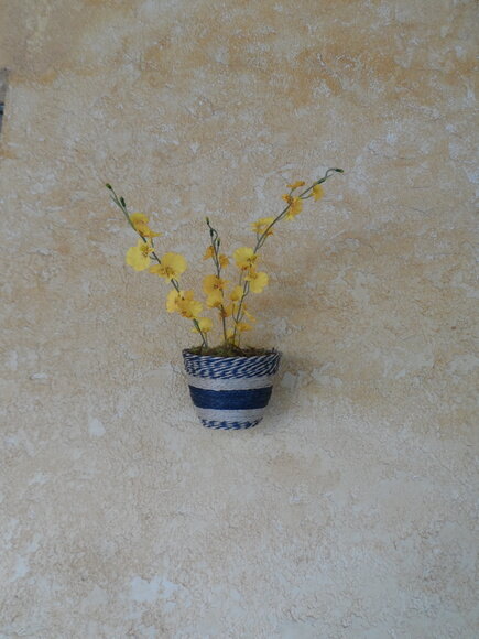 Arranjo Floral em Vaso de Parede