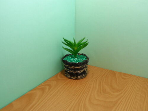 Arranjo Floral em Vaso de Sisal