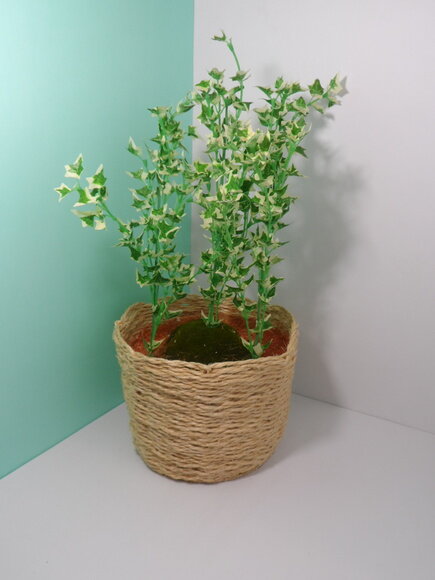 Arranjo Floral em Vaso de Sisal