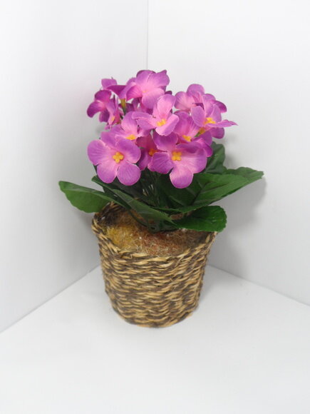 Arranjo Floral em Vaso de Sisal