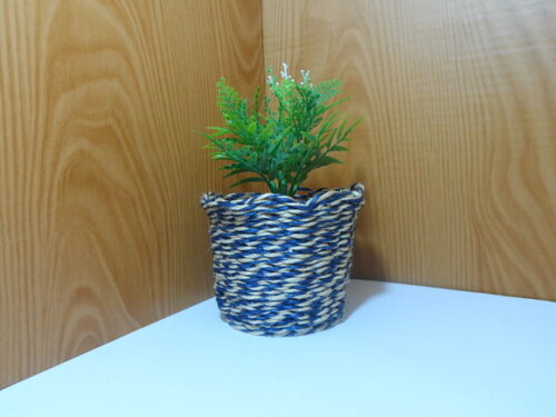 Arranjo Floral em Vaso de Sisal