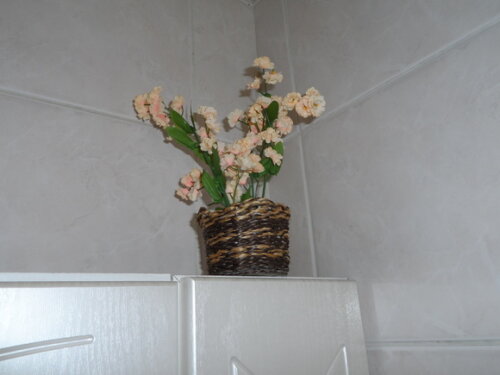 Arranjo Floral em Vaso de Sisal