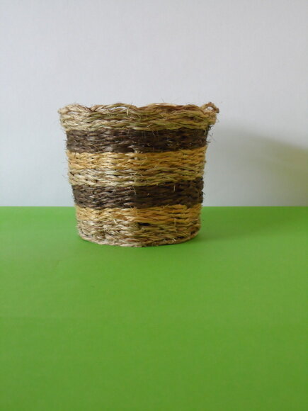 Arranjo Floral em Vaso de Sisal