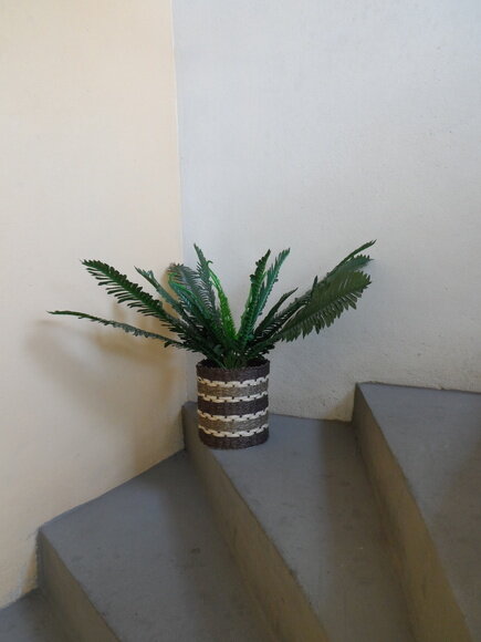 Arranjo Floral em Vaso de Sisal