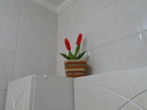 Arranjo Floral em Vaso de Sisal