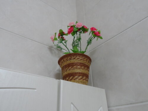 Arranjo Floral em Vaso de Sisal