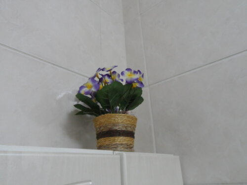 Arranjo Floral em Vaso de Sisal
