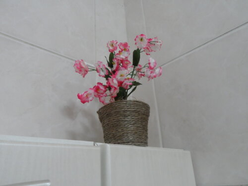 Arranjo Floral em Vaso de Sisal