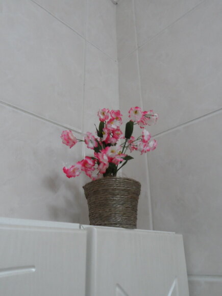 Arranjo Floral em Vaso de Sisal