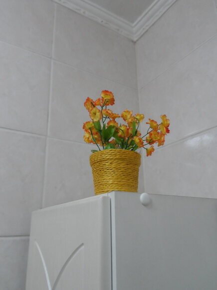 Arranjo Floral em Vaso de Sisal