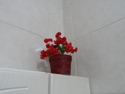 Arranjo Floral em Vaso de Sisal