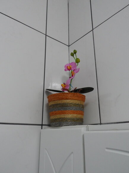 Arranjo Floral em Vaso de Sisal