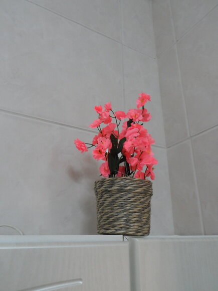 Arranjo Floral em Vaso de Sisal