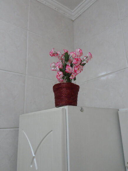 Arranjo Floral em Vaso de Sisal