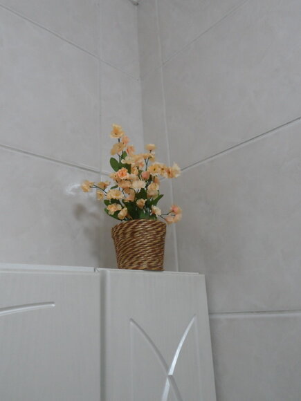 Arranjo Floral em Vaso de Sisal