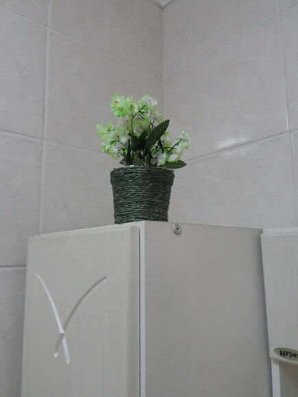 Arranjo Floral em Vaso de Sisal