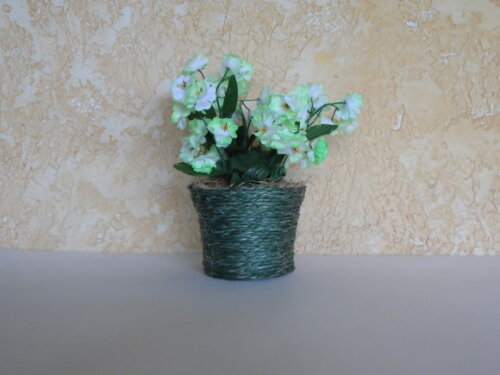 Arranjo Floral em Vaso de Sisal