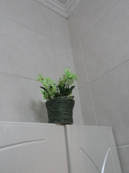 Arranjo Floral em Vaso de Sisal