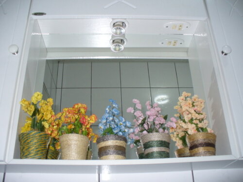 Arranjo Floral em Vaso de Sisal